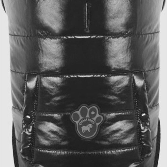 CANADA POOCH LTD (NWT) BLACK SHINY PUFFER VESTSize 20 (50 CM) 33-40LB (15-18 KG) - Picture 6 of 7